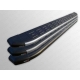 Пороги алюминиевые ТСС с накладкой серые для Great Wall Hover H5 2011-2015