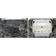 Защита картера КПП Rival увеличенная для Geely Atlas 2018-2021