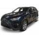 Пороги алюминиевые Rival Premium для Toyota RAV4 2019-2021