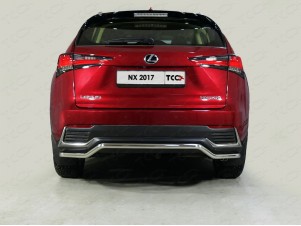 Защита заднего бампера 42 мм для Lexus NX № LEXNX17-24