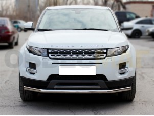 Защита переднего бампера 60 мм с подгибами для Range Rover Evoque № RRE_1